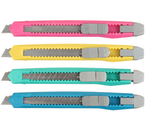 Нож канцелярский BL-804, ширина лезвия 9 мм, корпус ассорти Нож канцелярский BL-804, ширина лезвия 9 мм, корпус ассорти