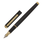Ручка подарочная перьевая Brauberg Maestro, корпус черный, синяя