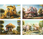 Альбом для рисования А4 Silwerhof, 20 л., «Сказочный мир», ассорти