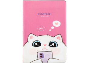Обложка для паспорта Meshu, 92×134 мм, Meow