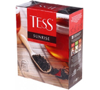 Чай Tess, 180 г, 100 пакетиков, Sunrise, чай черный Чай Tess, 180 г, 100 пакетиков, Sunrise, чай черный
