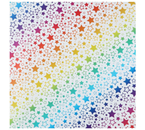 Бумага упаковочная глянцевая Sima-Land, 70×100 см, «Радужные звезды» Бумага упаковочная глянцевая Sima-Land, 70×100 см, «Радужные звезды»