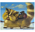 Картина «На ярмарку» (Стратович В.В.), 30×25 см, холст, масло