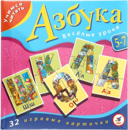 Игра настольная «Учимся читать», «Азбука», 5-7 лет