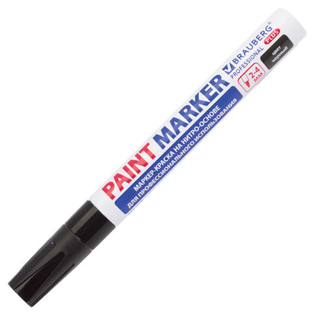 Маркер-краска Brauberg Professional Plus, черный Маркер-краска Brauberg Professional Plus, черный