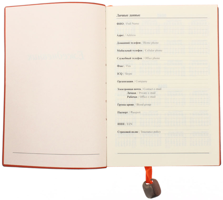 Ежедневник недатированный In Black