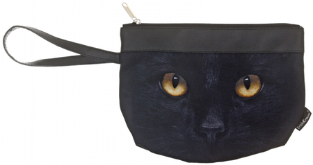 Косметичка ErichKrause StreetLine, 230*160 мм, Black Cat Косметичка ErichKrause StreetLine, 230*160 мм, Black Cat