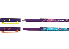 Ручка шариковая Berlingo Flower Art, корпус ассорти, стержень синий Ручка шариковая Berlingo Flower Art, корпус ассорти, стержень синий