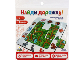 Игра настольная на логику «Найди дорожку», 3+