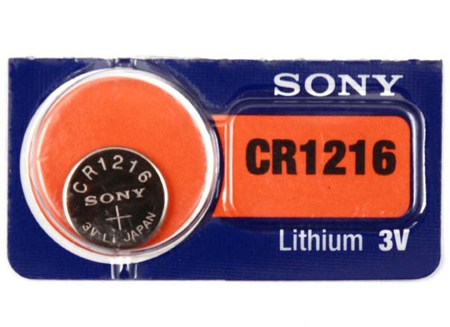 Батарейка литиевая Sony Lithium, CR1216, 3V