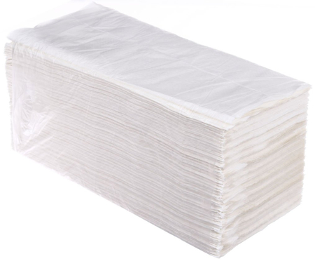 Полотенца бумажные «Дили Дом» (в пачке), 1 пачка, ширина 230 мм, белые 