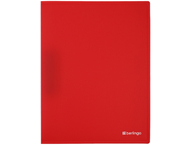 Папка пластиковая с боковым зажимом и карманом Berlingo Soft Touch