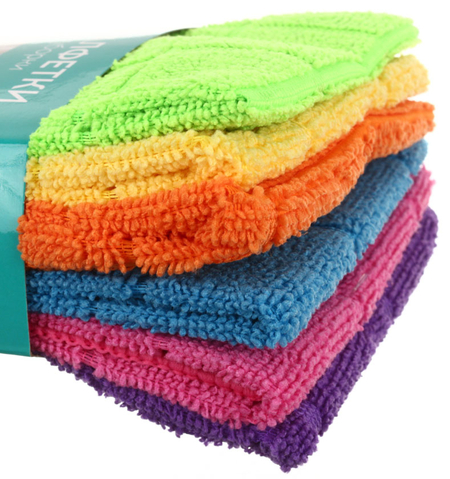 Салфетки для уборки из микрофибры OfficeClean «Универсальные», 40*40 см, 6 шт., квадратное тиснение, цвета ассорти Салфетки для уборки из микрофибры OfficeClean «Универсальные», 40*40 см, 6 шт., квадратное тиснение, цвета ассорти