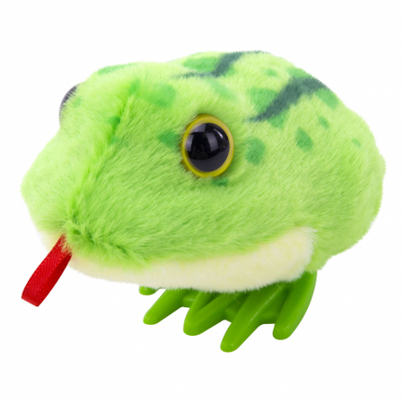 Игрушка мягкая заводная WooZoo, высота 6 см, «Лягушка»