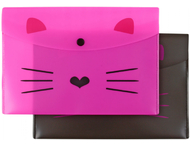 Набор папок-конвертов пластиковых на кнопке А5 №1School Набор папок-конвертов пластиковых на кнопке А5 №1School