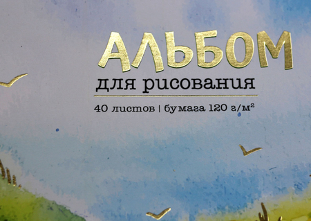 Альбом для рисования А4 «Полиграф Принт», 40 л., «Луга» Альбом для рисования А4 «Полиграф Принт», 40 л., «Луга»