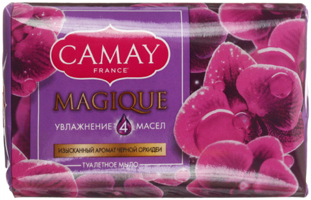 Мыло туалетное Camay , 85 г, «Магическое заклинание», с ароматом черной орхидеи Мыло туалетное Camay , 85 г, «Магическое заклинание», с ароматом черной орхидеи
