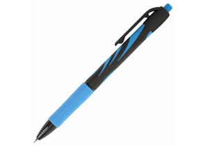 Ручка шариковая автоматическая Brauberg Ultra-RT, корпус синий с черным, стержень синий Ручка шариковая автоматическая Brauberg Ultra-RT, корпус синий с черным, стержень синий