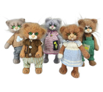 Игрушка мягкая «Кот» (Пинчук М.Ю.), 19,5×12×12,2 см, ассорти Игрушка мягкая «Кот» (Пинчук М.Ю.), 19,5×12×12,2 см, ассорти