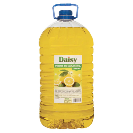 Средство для мытья посуды Daisy, 5000 мл, «Лимон» Средство для мытья посуды Daisy, 5000 мл, «Лимон»