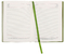 Ежедневник недатированный «Сариф», 130*170 мм, 160 л., салатовый