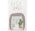 Книжка записная Lorex в ПВХ обложке, 110×180 мм, 80 л., клетка, Sensitive cactus