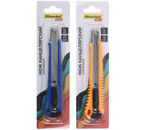 Нож канцелярский усиленный Silwerhof Daily, ширина лезвия 9 мм, корпус ассорти