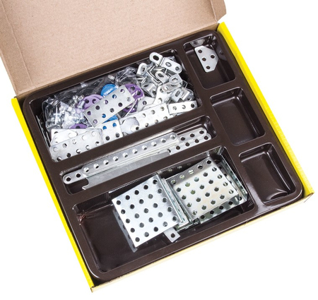 Конструктор металлический «Юнландия. Для уроков труда», набор №3, 292 детали