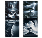 Тетрадь общая А5, 48 л. на гребне BG «Сила природы», 160×205 мм, клетка, ассорти