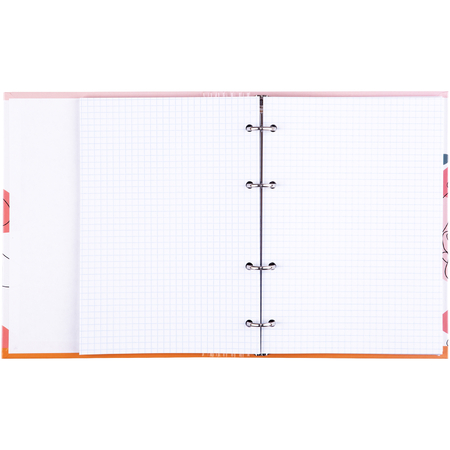 Тетрадь общая А5, 120 л. на кольцах ArtSpace «Стиль», 170*215 мм, клетка, Love And Hope