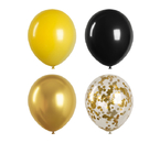 Шары воздушные Meshu, 40 шт., 4 цвета, 12"/30см, Gold Shine, ассорти Шары воздушные Meshu, 40 шт., 4 цвета, 12"/30см, Gold Shine, ассорти