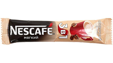 Кофе растворимый Nescafe 3в1, 16 г, «Мягкий», в стике