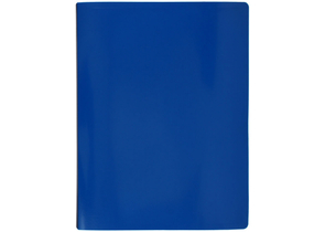 Папка пластиковая на 100 файлов Workmate, толщина пластика 0,7 мм, синяя