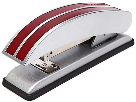 Степлер Laco BC 518, скобы №24/6, 25 л., 155 мм, серебристый с красным
