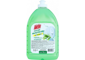 Средство для мытья посуды Aktiv, 500 мл, «Алое вера»