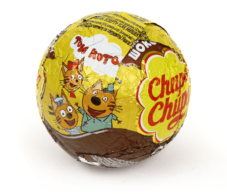 Шар из молочного шоколада Chupa Chups, 20 г, «Три кота»