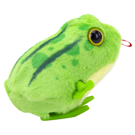 Игрушка мягкая заводная WooZoo, высота 6 см, «Лягушка»