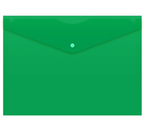 Папка-конверт пластиковая на кнопке «Бюрократ» А4, толщина пластика 0,18 мм, зеленая Папка-конверт пластиковая на кнопке «Бюрократ» А4, толщина пластика 0,18 мм, зеленая