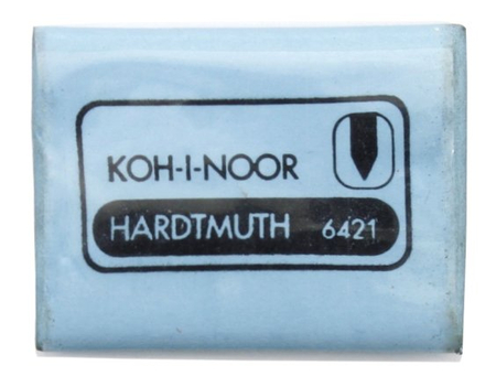 Ластик-клячка Hardtmuth, 45*35*5 мм, голубой 