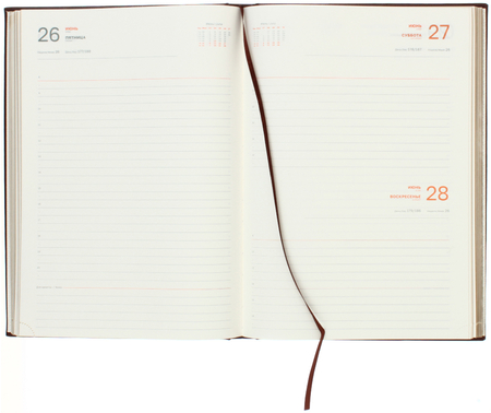 Ежедневник датированный на 2026 год BG Dallas (А4), 210*297 мм, 176 л., коричневый Ежедневник датированный на 2026 год BG Dallas (А4), 210*297 мм, 176 л., коричневый