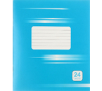 Тетрадь школьная А5, 24 л. на скобе «Полиграфкомбинат», 167×200 мм, линия, голубая