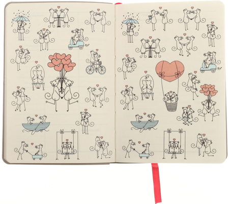 Арт-ежедневник недатированный Oh! My Mouse, 115*165 мм, 128 л., «Дизайн 4» Арт-ежедневник недатированный Oh! My Mouse, 115*165 мм, 128 л., «Дизайн 4»