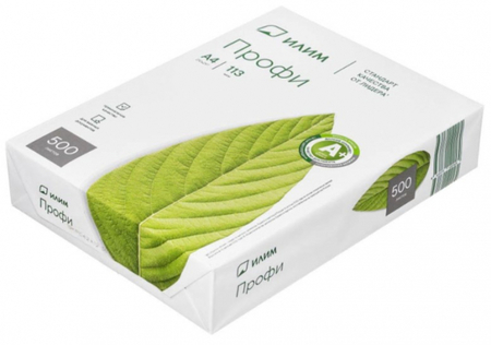 Бумага офисная «Илим Профи», А4 (210*297 мм), 80 г/м2, 500 л.