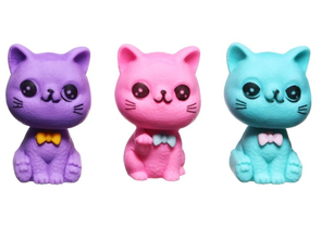 Ластик фигурный Sima-Land, 3,5×2,3×2 см, «Котенок», ассорти