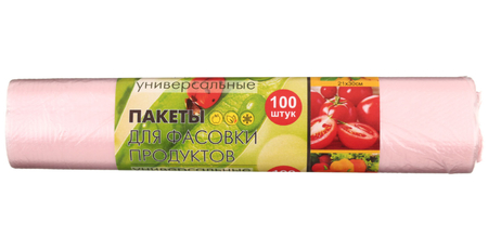 Пакеты фасовочные для пищевых продуктов «Деодекс», 21*30 см, 8 мкм, 100 шт., ассорти