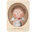 Открытка поздравительная, 140×195 мм, желтый фон с птичками