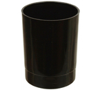 Стакан для канцелярских принадлежностей «Стамм. Лидер», 85×65 мм, черный Стакан для канцелярских принадлежностей «Стамм. Лидер», 85×65 мм, черный