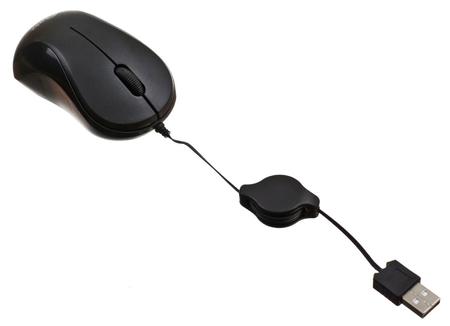 Мышь компьютерная Ritmix ROM-123, USB, проводная, черная Мышь компьютерная Ritmix ROM-123, USB, проводная, черная