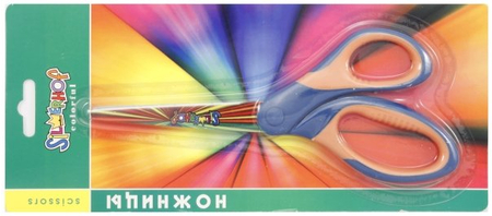 Ножницы канцелярские Colorful, 175 мм, цветные с рисунком