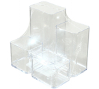 Подставка настольная «Юниор. Стамм», 102×115×90 мм, прозрачная Подставка настольная «Юниор. Стамм», 102×115×90 мм, прозрачная